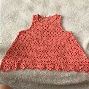 Pins and Needles crochet tank